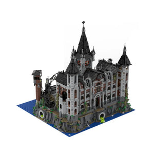 GOBRICKS MOC-158329 Arkham Asylum Building Set (6833 Pcs)