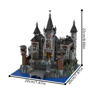 GOBRICKS MOC-158329 Arkham Asylum Building Set (6833 Pcs)