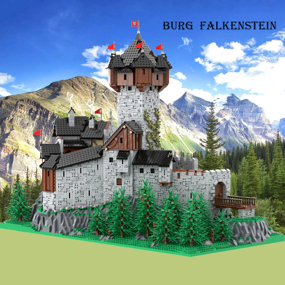 ZYB MOC 65340 Burg Falkenstein Castle Building Set (15513 Pcs)