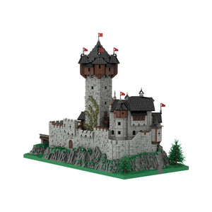 ZYB MOC 65340 Burg Falkenstein Castle Building Set (15513 Pcs)