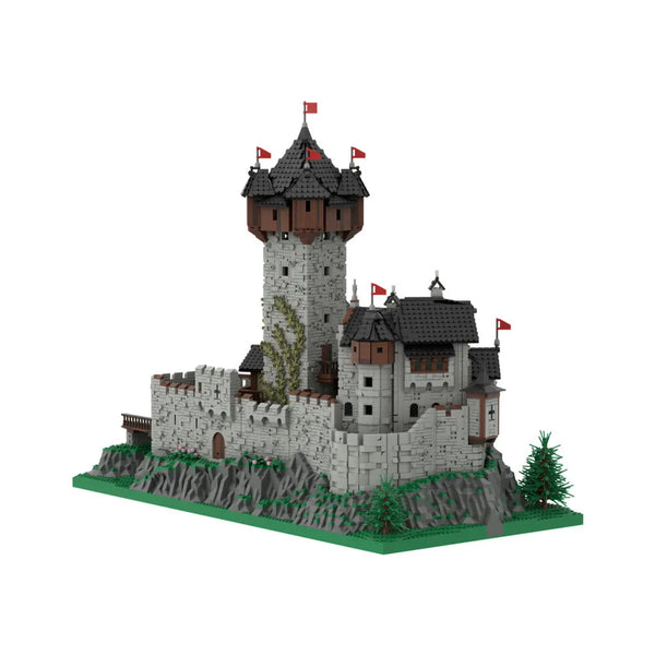 ZYB MOC 65340 Burg Falkenstein Castle Building Set (15513 Pcs)