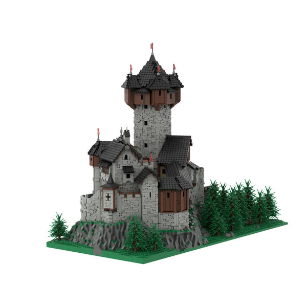 ZYB MOC 65340 Burg Falkenstein Castle Building Set (15513 Pcs)