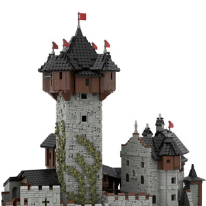 ZYB MOC 65340 Burg Falkenstein Castle Building Set (15513 Pcs)