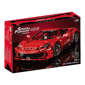K-Box 10304 Speed & Furious Ferrari 458 Building Set (3380 Pcs)