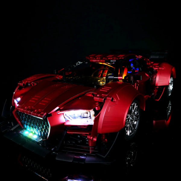 K-Box 10516B Hyper-Realistic Audi R8 Concept Blocks (2641 Pcs)