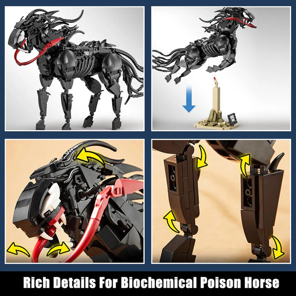 DK 7046 Venom Horse Building Block (998 Pcs)