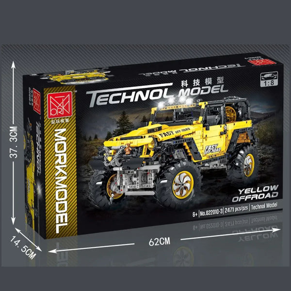 MORK 022010-3 JEEP Wrangler Building Blocks (2471 Pcs)