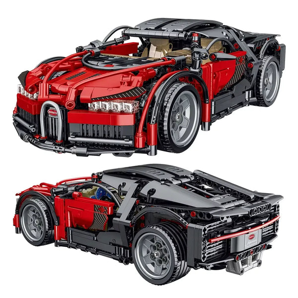 MORK 023001-2 Bugatti Chiron Building Blocks (1225 Pcs)