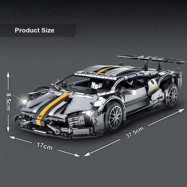 MORK 023015-1 Lamborghini Murcielago Building Blocks (1356 Pcs)
