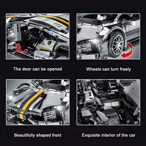 MORK 023015-1 Lamborghini Murcielago Building Blocks (1356 Pcs)