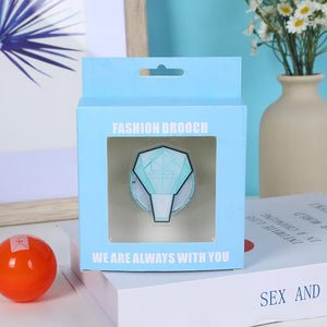 K-Pop Fashion Lightstick Brooch Badge