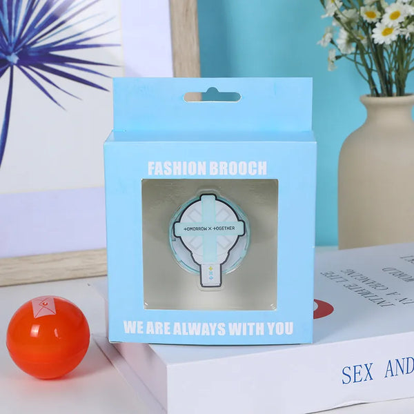 K-Pop Fashion Lightstick Brooch Badge