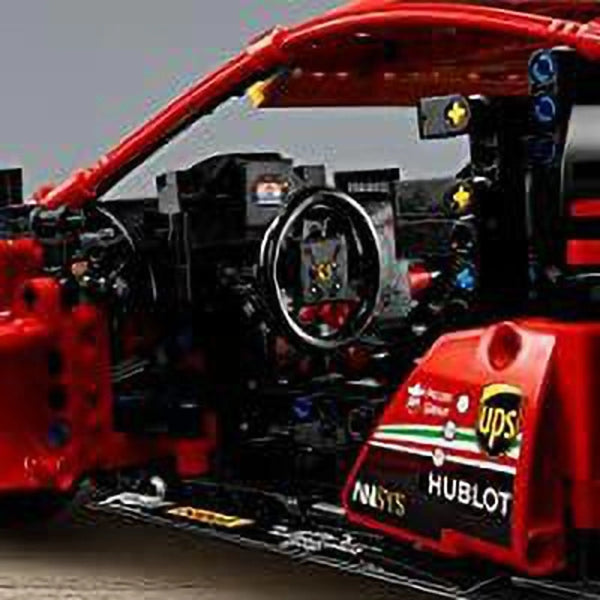 Technic Ferrari 488 GTE Building Blocks (1677 Pcs)