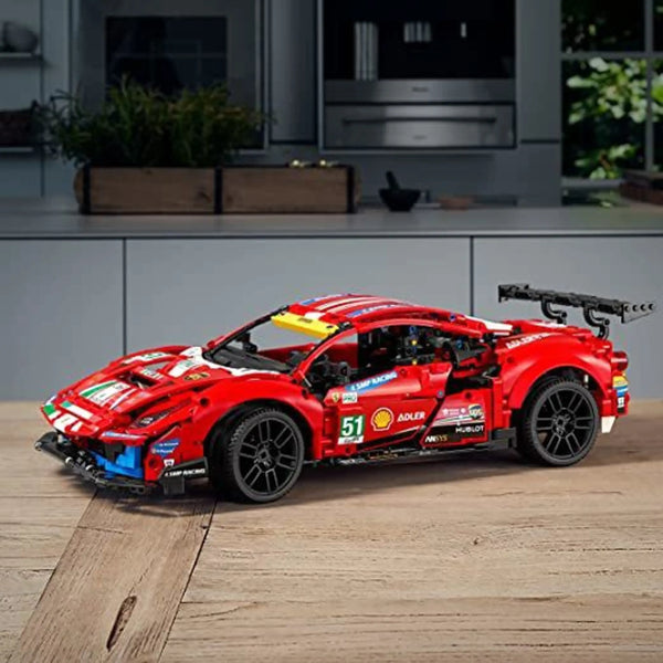 Technic Ferrari 488 GTE Building Blocks (1677 Pcs)
