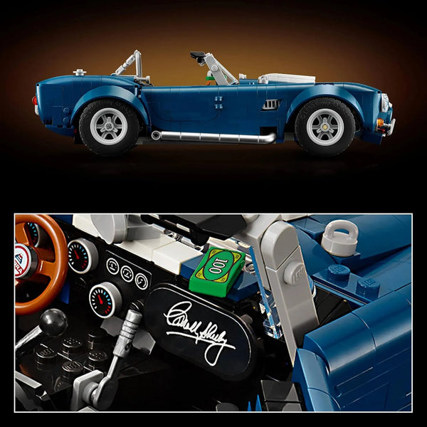 Icons 10357 Shelby Cobra 427 S/C Building Blocks (1241 Pcs)