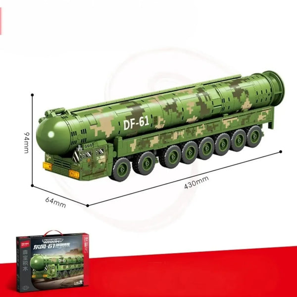 Sembo 203265 Dongfeng 61 Missile Vehicle Blocks (551 Pcs)