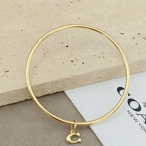 Trainer Luxe Signature Golden Halo Bangles (Set of 3)