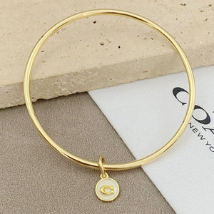 Trainer Luxe Signature Golden Halo Bangles (Set of 3)