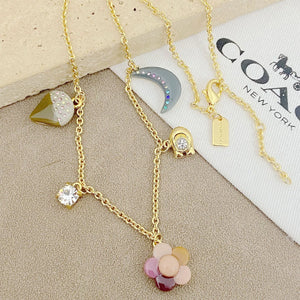 Trainer Luxe Starlight Blossom Charm Bracelet & Necklace