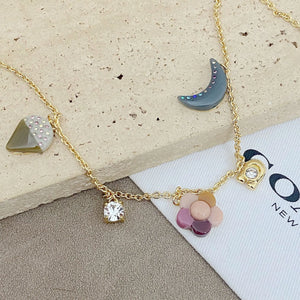 Trainer Luxe Starlight Blossom Charm Bracelet & Necklace