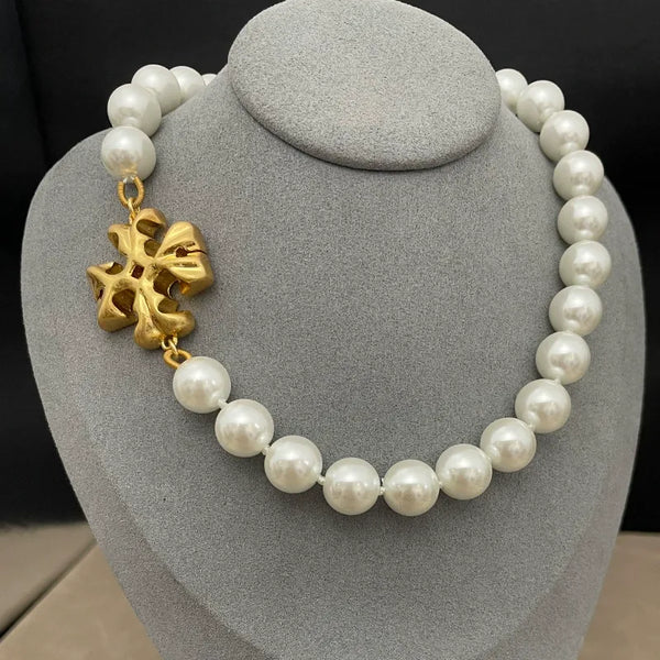 T-Luxe Opulent Pearl Icon Strand Necklace