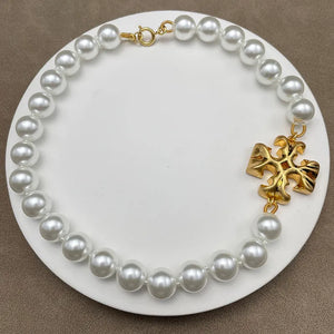 T-Luxe Opulent Pearl Icon Strand Necklace