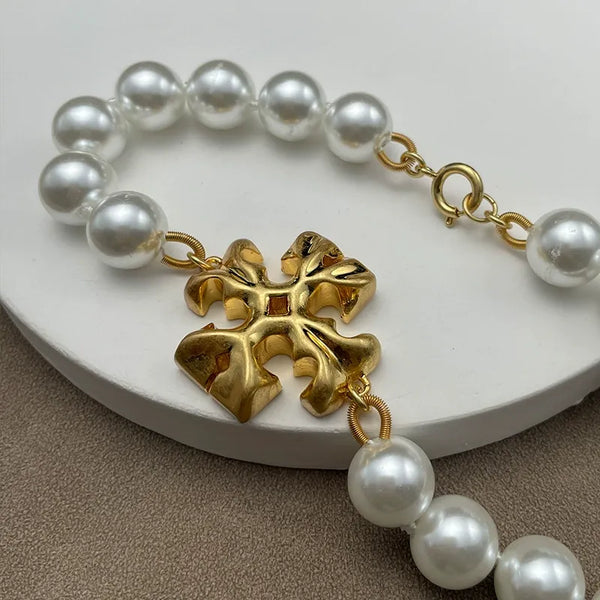 T-Luxe Opulent Pearl Icon Strand Necklace
