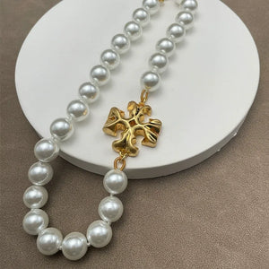 T-Luxe Opulent Pearl Icon Strand Necklace