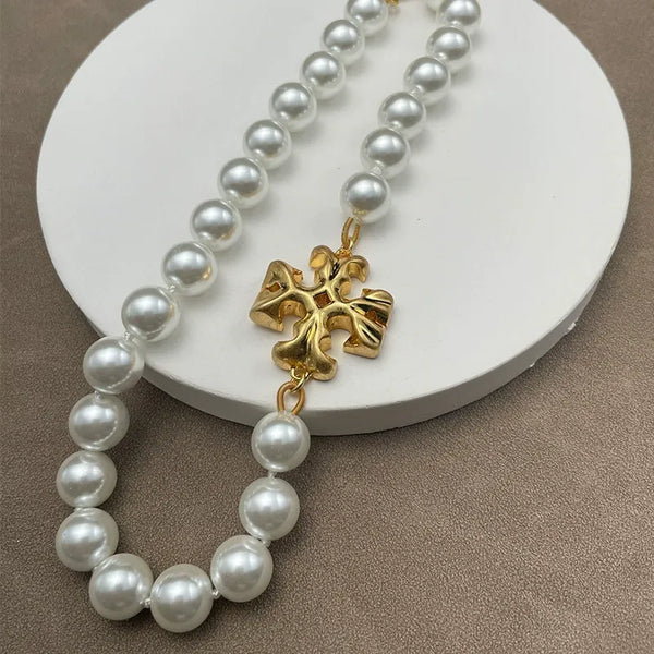T-Luxe Opulent Pearl Icon Strand Necklace