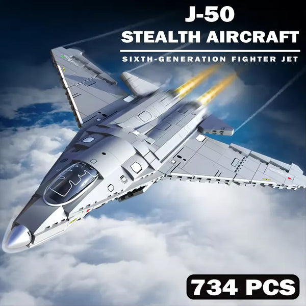 Sembo 202280 J-50 Fighter Jet Blocks (735 Pcs)