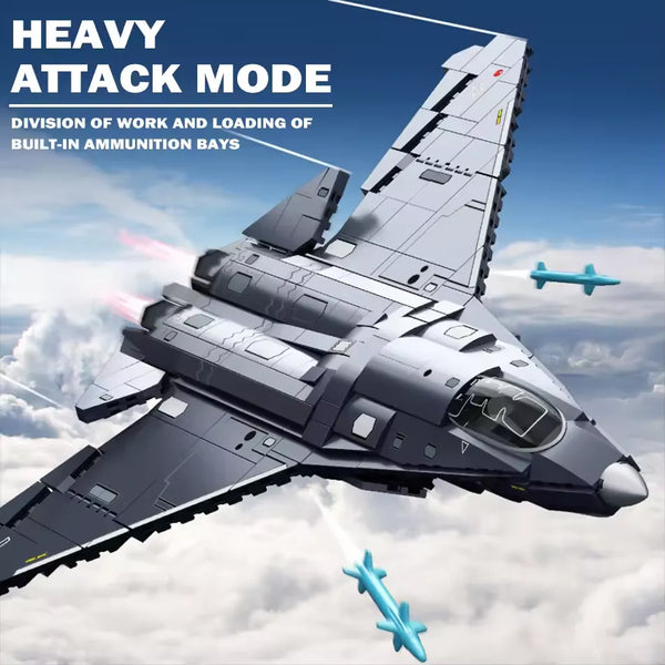 Sembo 202280 J-50 Fighter Jet Blocks (735 Pcs)