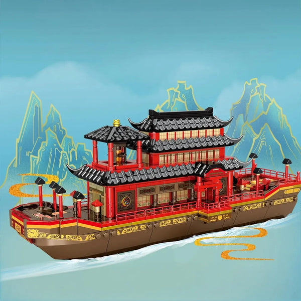 Sembo 609007 Luoyang Ancient House Building Blocks (1277 Pcs)