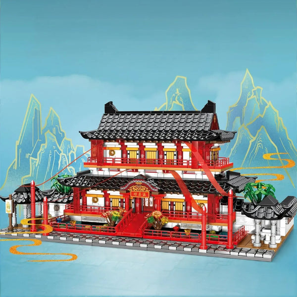 Sembo 609007 Luoyang Ancient House Building Blocks (1277 Pcs)