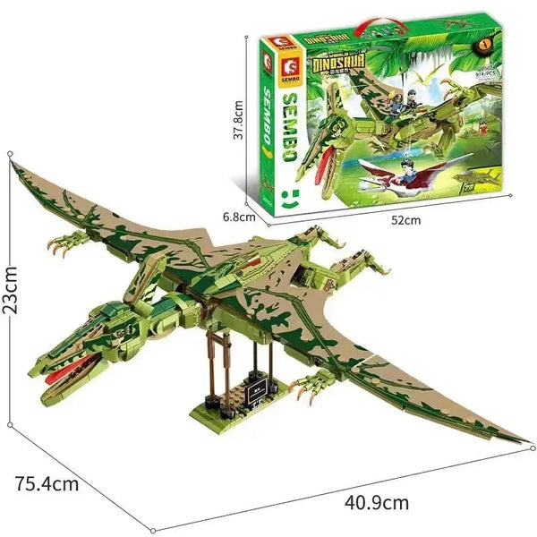 Sembo 205024 Pterosaurus 2-in-1 Building Blocks (974 Pcs)