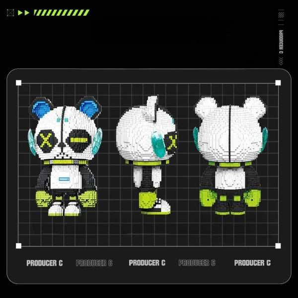 Sembo 601309 iQIYI Parasitic Panda Building Blocks (3678 Pcs)