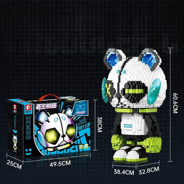 Sembo 601309 iQIYI Parasitic Panda Building Blocks (3678 Pcs)