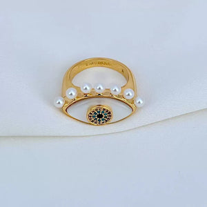 KS Mystic Aura Eye Ring
