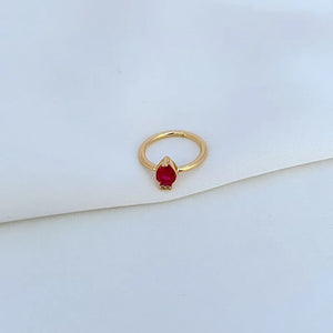 KS Scarlet Bloom Stacking Ring (Set of 3)