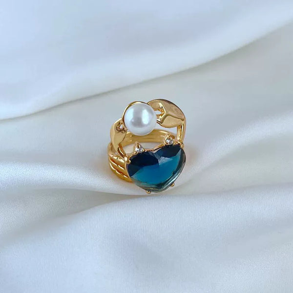 KS Marina Heart Cocktail Ring