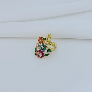 KS Enchanted Flora Statement Ring