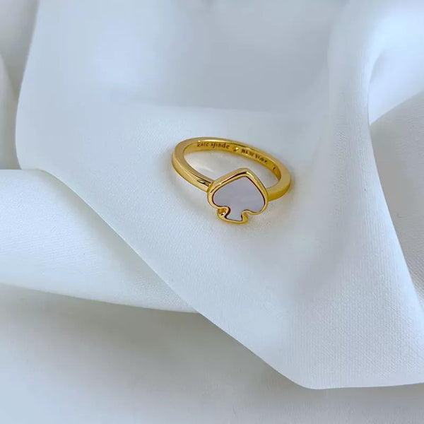 KS Heritage Spade Enamel Ring