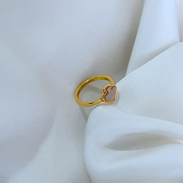 KS Heritage Spade Enamel Ring