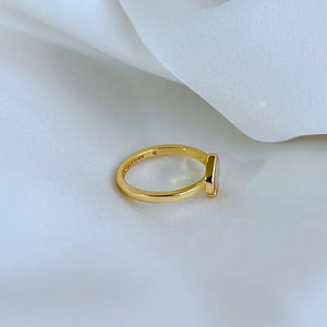 KS Heritage Spade Enamel Ring