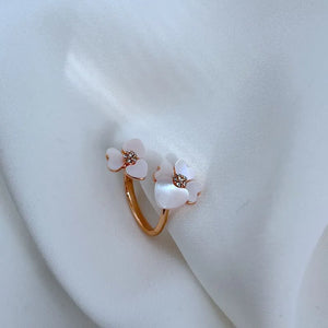 KS Blush Petal Wrap Ring