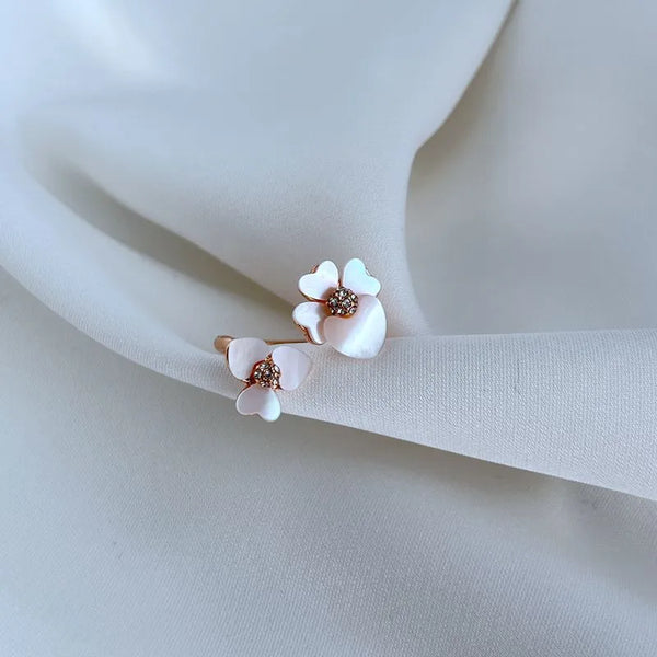 KS Blush Petal Wrap Ring