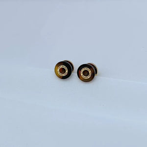 T-Luxe Tortoise Halo Stud Earrings