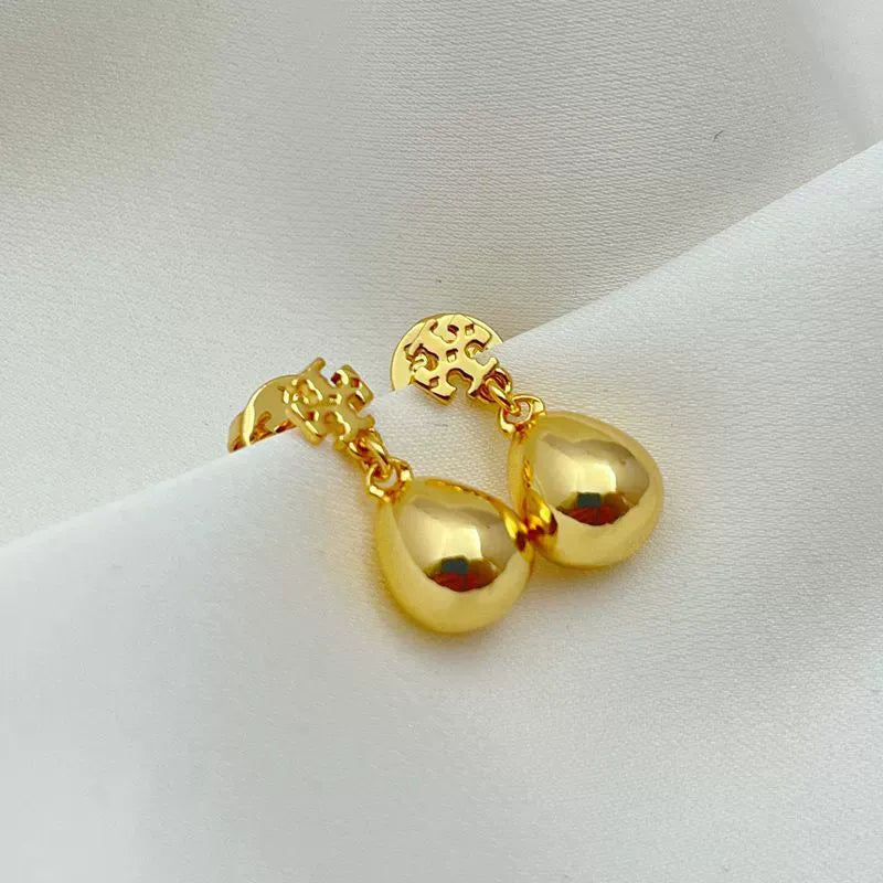 T-Luxe Liquid Aura Droplet Drop Earrings
