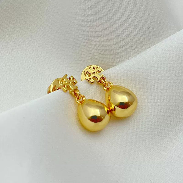 T-Luxe Liquid Aura Droplet Drop Earrings