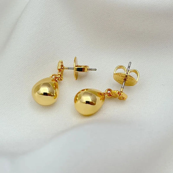 T-Luxe Liquid Aura Droplet Drop Earrings