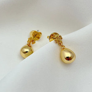 T-Luxe Liquid Aura Droplet Drop Earrings